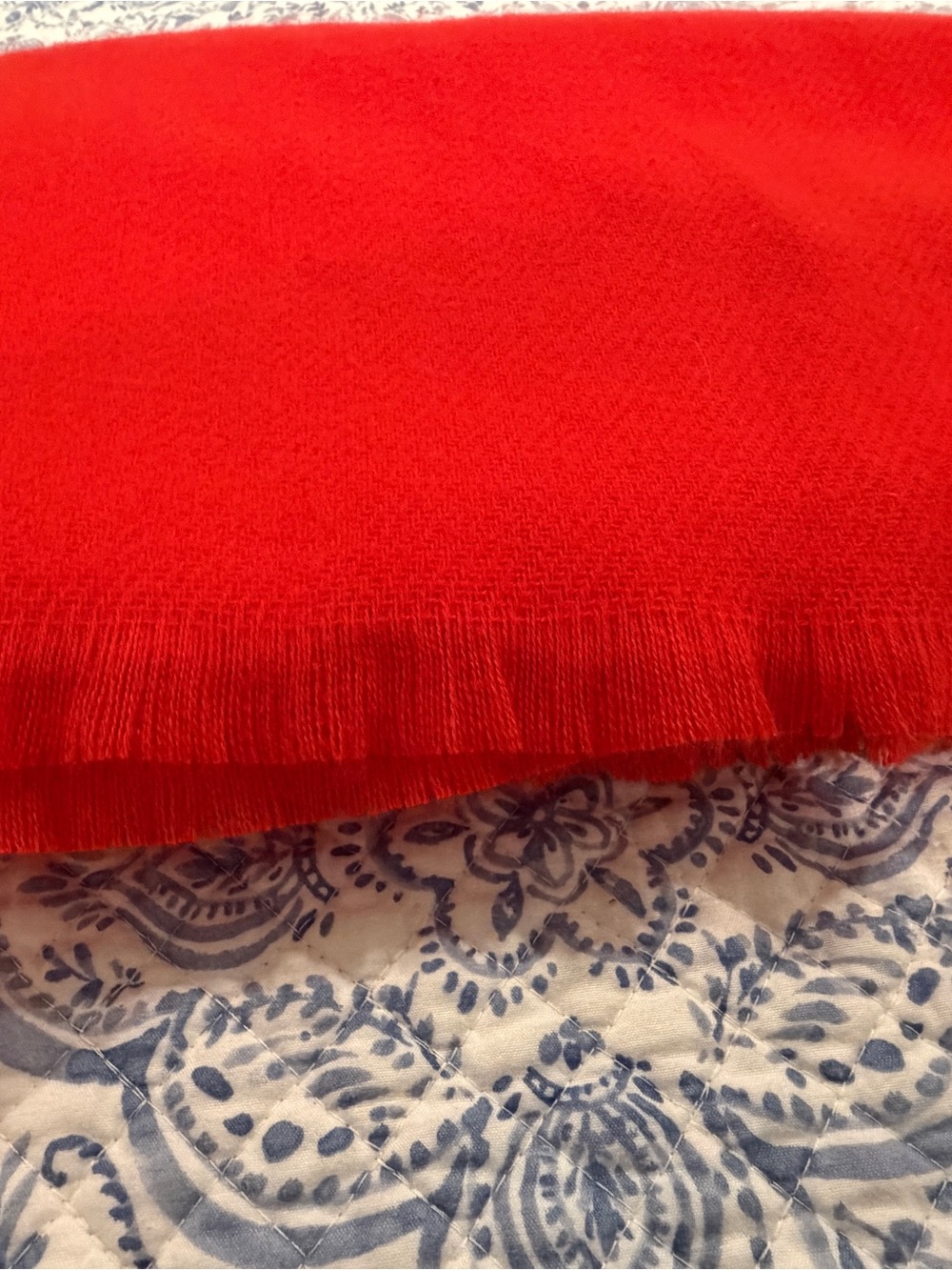 Unisex Old Navy Bright Red Scarf/Wrap